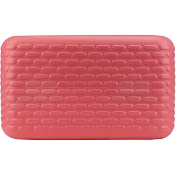 Buoy Tote Bag - Large Beach Tote Bags for Women, Nurse, Teacher - Rubber Waterproof Sandproof For Pool, Concerts, Weekend Travel, Coral