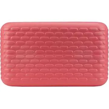 Buoy Tote Bag - Large Beach Tote Bags for Women, Nurse, Teacher - Rubber Waterproof Sandproof For Pool, Concerts, Weekend Travel, Coral