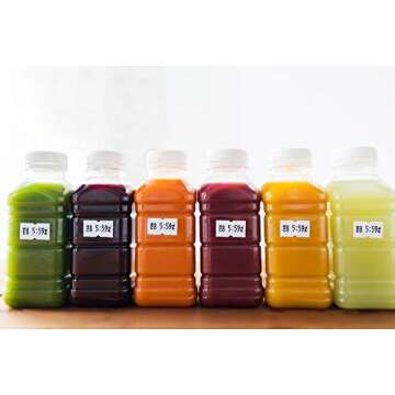 Perco 1 Line Freezer Adhesive White Labels - 1 Sleeve, 8,000 Blank Pricing Labels for Perco 1 Line Price and Date Guns