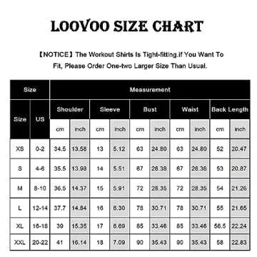 Loovoo Women's Workout Shirts 2-Pack - Compression Tops