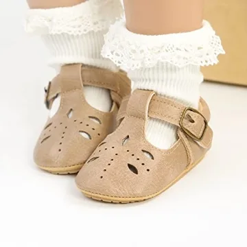 E-FAK Baby Girls Mary Jane Shoes | Stylish & Safe Footwear