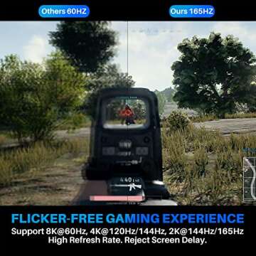 8K DisplayPort 1.4 Cable 10 Feet/2 Pack,Adoreen DP Cord(From 1.5-30FT)8K@60Hz 4K@144Hz 2K 1080P@240H...