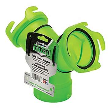 Thetford Titan Wye Sewer Adapter - Durable and Leak-Proof RV Solution