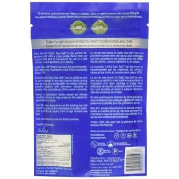 Fine Ground Celtic Sea Salt ¼ lb Resealable Bag