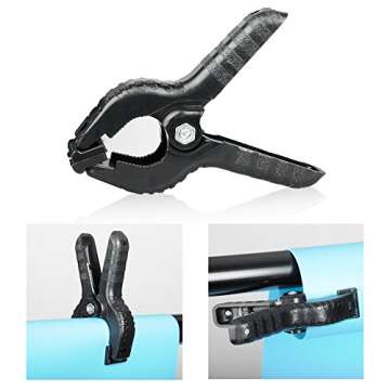 SLOW DOLPHIN Photo Video Studio 10x7ft(WxH) Adjustable Backdrop Support System Kit Background Stand with Carry Bag