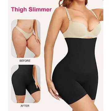 Nebility Women Waist Trainer Shapewear Tummy Control Shorts