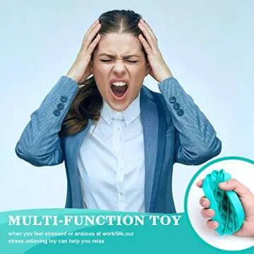 Hezruy Push Pop Sensory Toy for Stress Relief & Fun