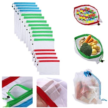 Cinhent 16PCS Eco-Friendly Reusable Shopping Bags