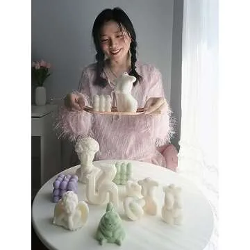 Brighter Sky Bubble and Body Candle (Large) Set|Natural Premium Soy Wax|Candle Decor|Gift for Her|Cute Candle|Candle Ideas|Aesthetic Candle|Candle Gift|Decorative Candle …