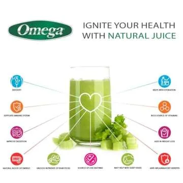 Omega Masticating Juicer Cold Press For Celery