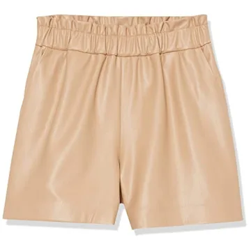 The Drop Women's Rose Loose Fit Shorts Camel XL