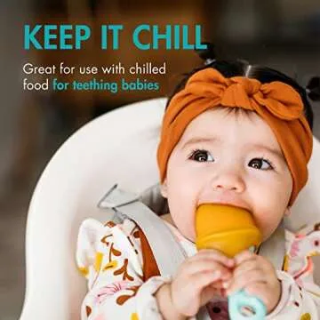 Boon Pulp Silicone Baby Fruit Feeder for Healthy Self-Feeding