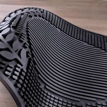 BREKX Insulated Multi-Functional Home Bar Mat - Heat/Water Resistant Dish Mat, Rubber Self Drying Ma...