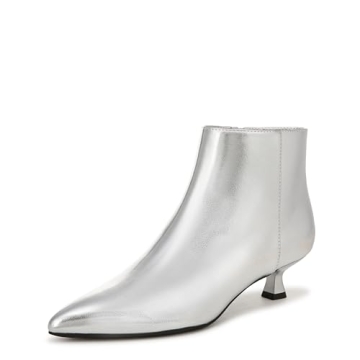 LifeStride Women's Maya Silver Ankle Boots - Comfort & Style