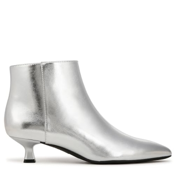 LifeStride Women's Maya Silver Stylish Ankle Boots