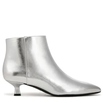 LifeStride Women's Maya Silver Stylish Ankle Boots
