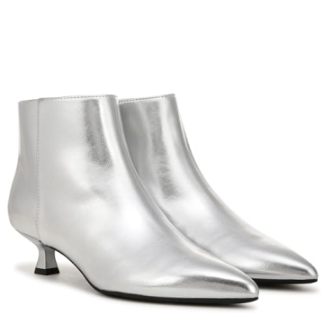 LifeStride Women's Maya Silver Stylish Ankle Boots