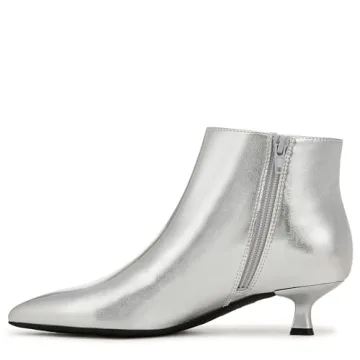 LifeStride Women's Maya Silver Stylish Ankle Boots