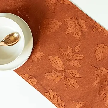 Harvest Legacy Damask Table Runner - 13" x 72"