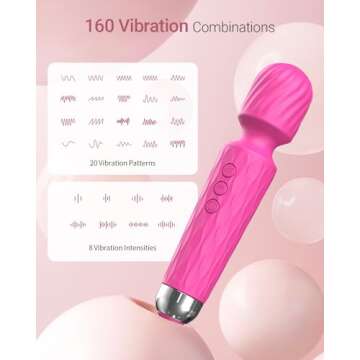 Vibrator Wand, Female Adult Sex Toys, Vibrators for Her, Wand Massager, Clit Stimulator Sex Toy, Dil...