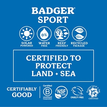 Badger SPF 40 Reef Safe Sunscreen for Outdoor Adventures
