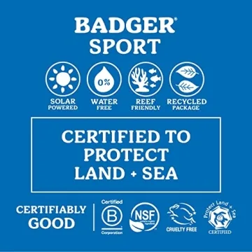 Badger SPF 40 Reef Safe Sunscreen for Outdoor Adventures
