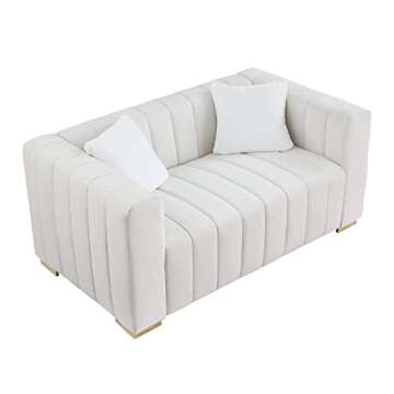 Shop Familymill Velvet Loveseat - Modern Comfort & Style