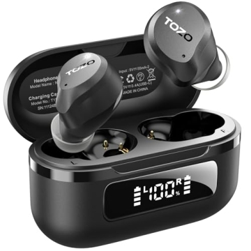 Noise Cancelling TOZO Wireless Earbuds with 59 Playtime