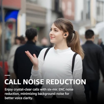 Noise Cancelling TOZO Wireless Earbuds with 59 Playtime