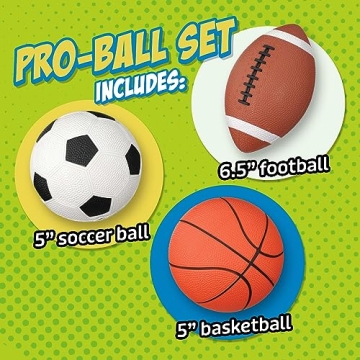Toysmith Get Outside GO! Pro-Ball Set for Kids