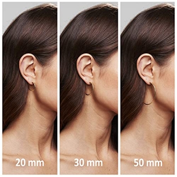 PAVOI 14K Gold Hoop Earrings | Lightweight & Hypoallergenic | Perfect Gift