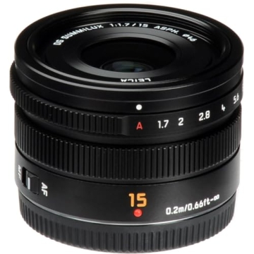 Leica DG SUMMILUX 15MM F1.7 Lens for LUMIX Cameras
