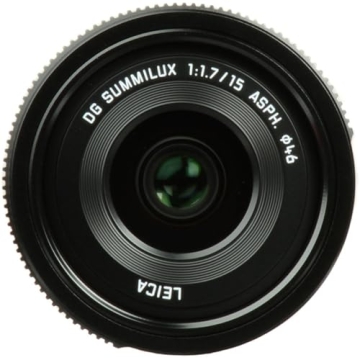 Leica DG SUMMILUX 15MM F1.7 Lens for LUMIX Cameras