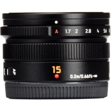 Leica DG SUMMILUX 15MM F1.7 Lens for LUMIX Cameras