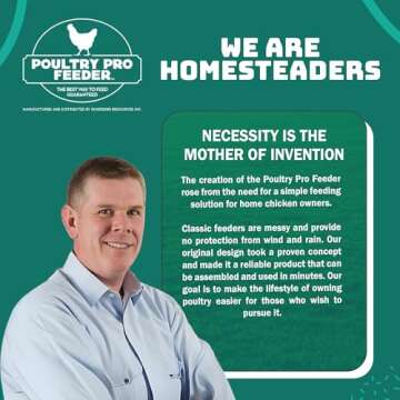 Original Poultry Pro Feeder | Durable DIY Chicken Feeder