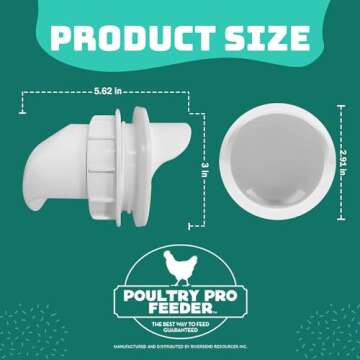Original Poultry Pro Feeder | Durable DIY Chicken Feeder