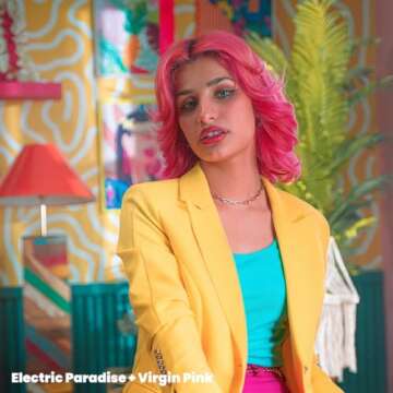 ARCTIC FOX Vegan and Cruelty-Free Semi-Permanent Hair Color Dye (8 Fl Oz, ELECTRIC PARADISE)