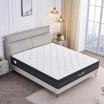 Dreamscape Queen Mattress, 12 Inch Queen Size Mattresses in a Box, Memory Foam Hybrid Mattress with ...