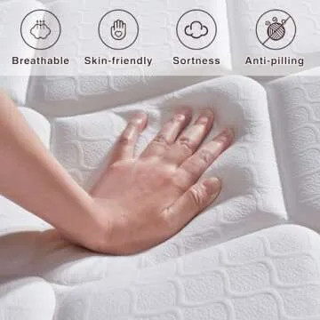 Dreamscape Queen Mattress, 12 Inch Queen Size Mattresses in a Box, Memory Foam Hybrid Mattress with Individual Pocket Spring for Motion Isolation, Pressure Relief, Medium Firm Feel, CertiPUR-US