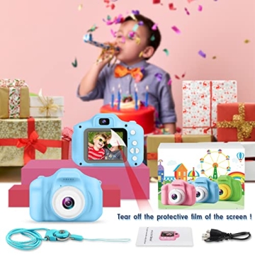 GKTZ Kids Selfie Camera for Ages 3-8, 32GB SD Card Included