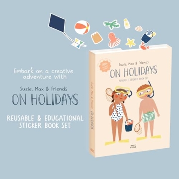 Suzie, Max & Friends Holiday Sticker Book - Ages 3-8