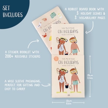 Suzie, Max & Friends Holiday Sticker Book - Ages 3-8