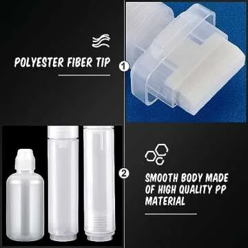 Kisston 11 Pcs Refillable Paint Pen Set for Artists