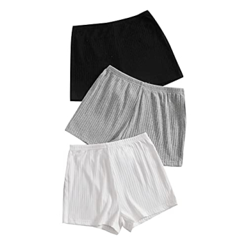 Milumia Women's 3 Pack Lightweight Yoga Shorts