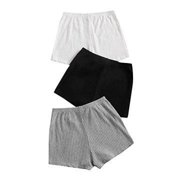 Milumia Women's 3 Pack Lightweight Yoga Shorts