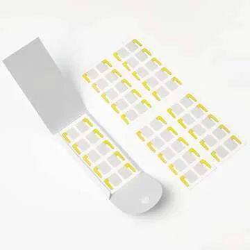 Clipmatic Stationery and Notebook Clip Sticker Accessories. Say Goodbye to Boring and Static Spiral Notebooks and Planner! Add Pages to Your 2024 Planner. (Yellow)