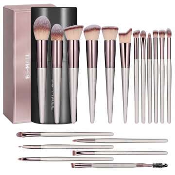 BS-MALL 18 Pcs Makeup Brush Set – Premium Quality