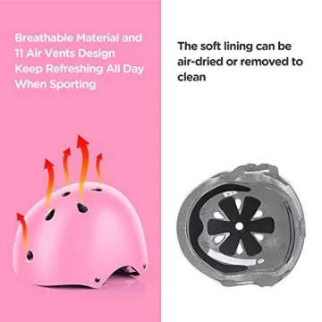 DaCool Kids Protective Gear Set - Helmet & Pads for Ages 3-10