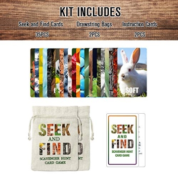 ORIENTAL CHERRY Seek and Find Card Game for Children