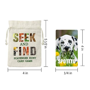 ORIENTAL CHERRY Seek and Find Card Game for Children